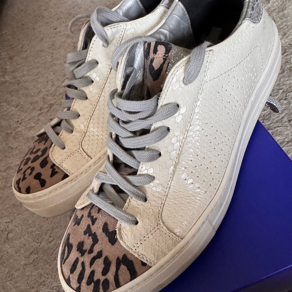 P448 Thea Platform Sneakers - Python Roccia - Picture 6 of 7